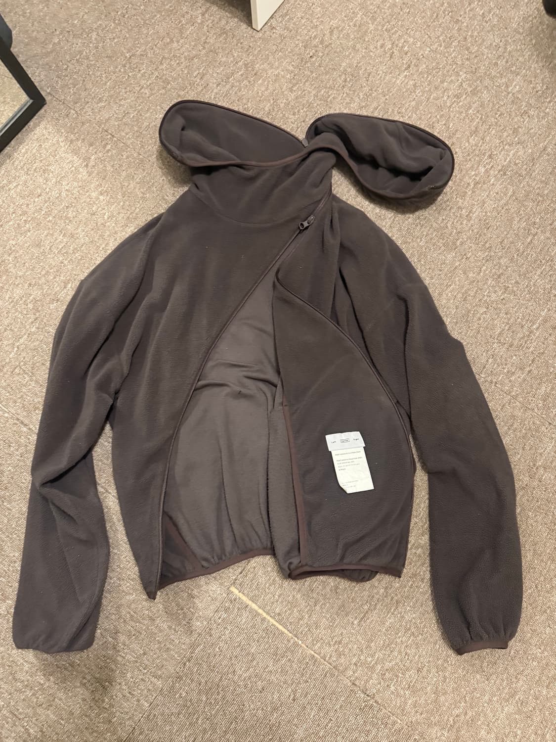 Paf 4.0+ hoodie center brown 상품이미지3