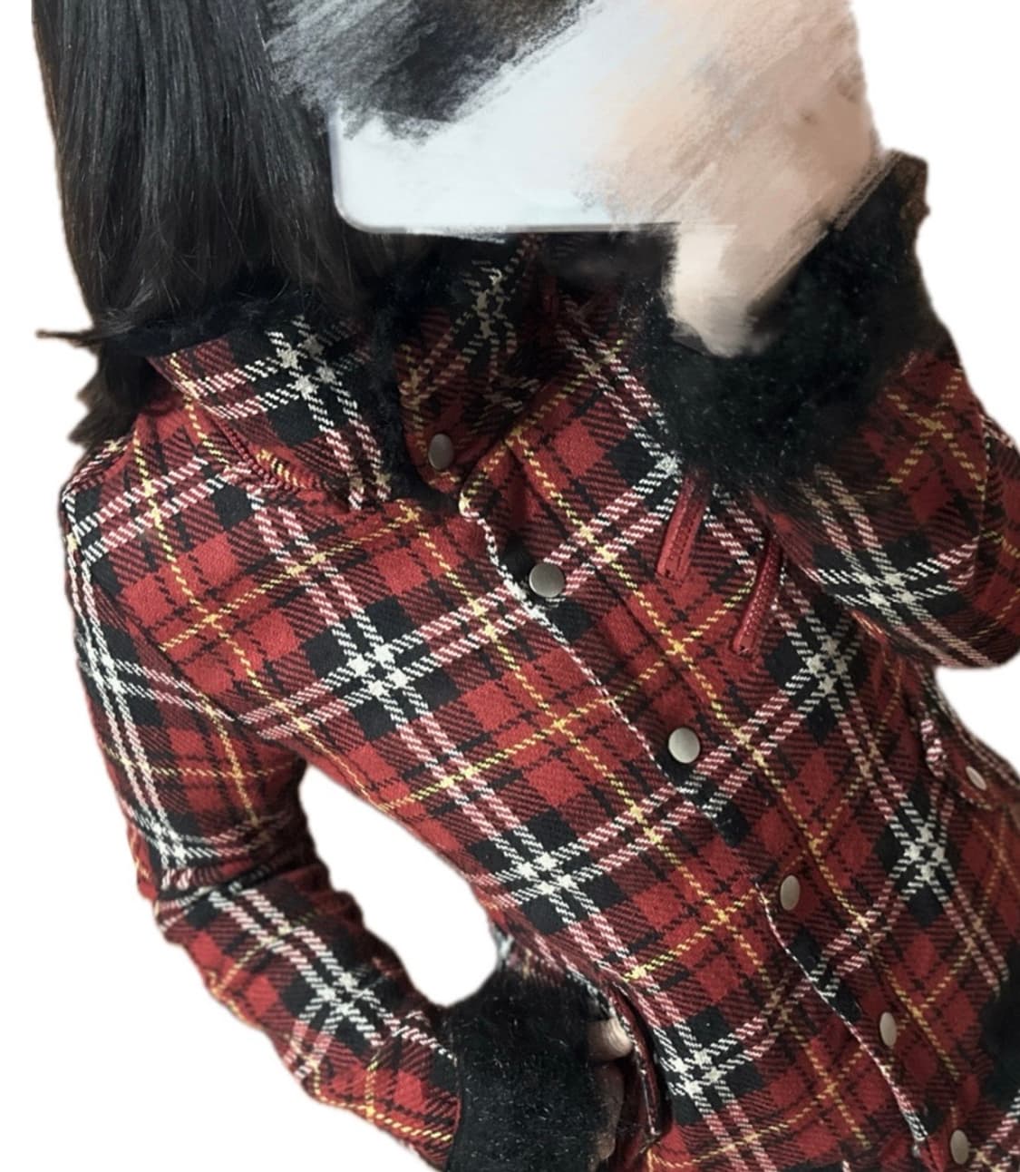 세실맥비 Cecil McBee 자켓 체크 코트 상품이미지7