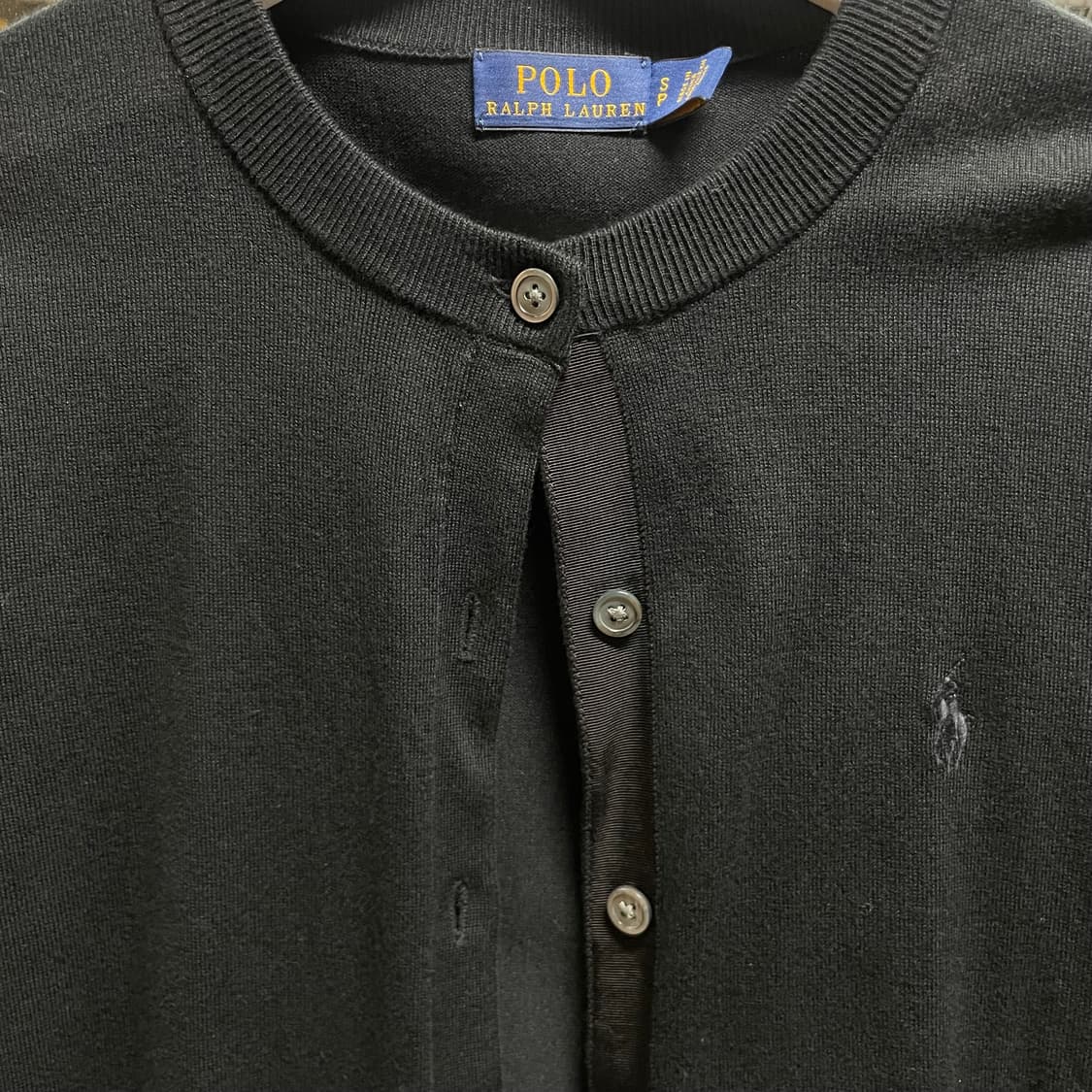 폴로 정품 여성용 가디건 블랙 새상품 (SP) 상품이미지1