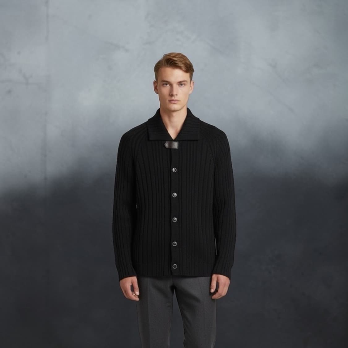 50/ 알마니 꼴레지오니 골지 니트 자켓 상품이미지1