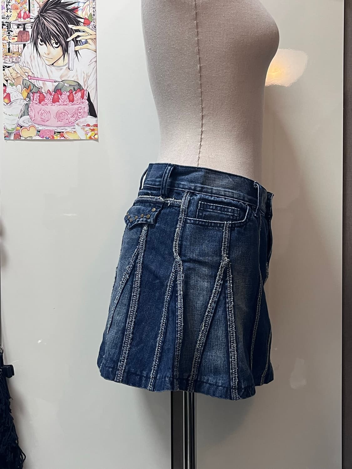 오네갸루 데님 청치마 상품이미지3