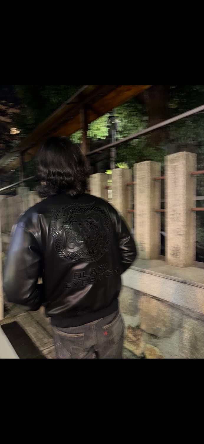 블랙아이패치 가죽자켓 상품이미지5