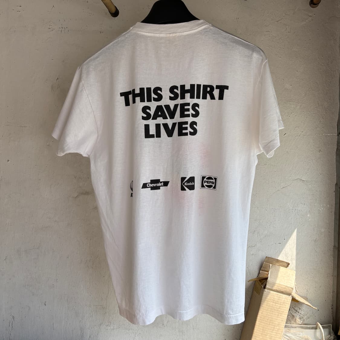 80s 빈티지 Live aid 티셔츠 XL 상품이미지3