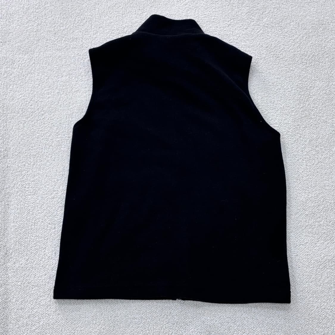 M 빈티지 블랙 지퍼 조끼 0306E 상품이미지2