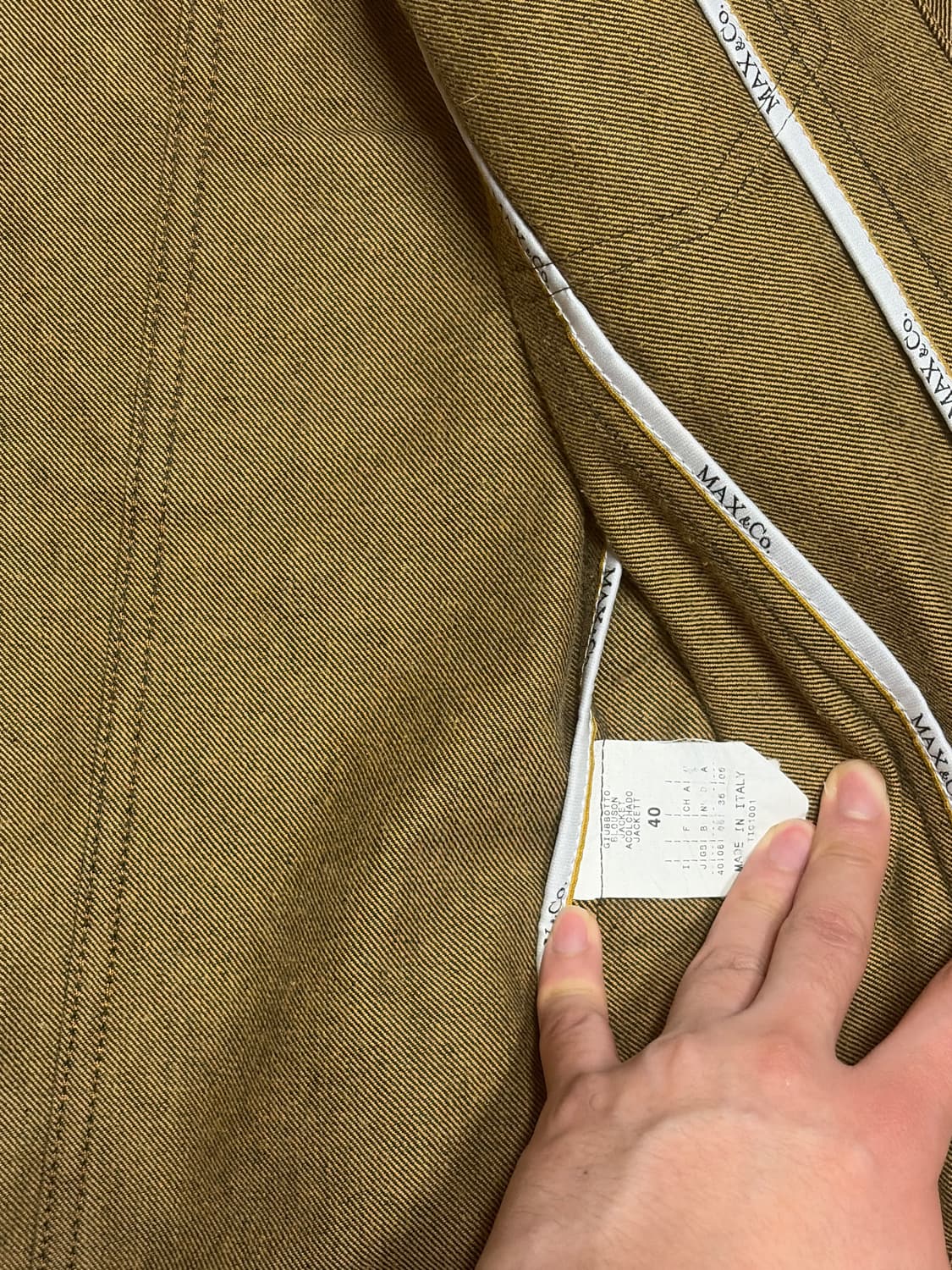 max&co 막스앤코 트러커 자켓 상품이미지3