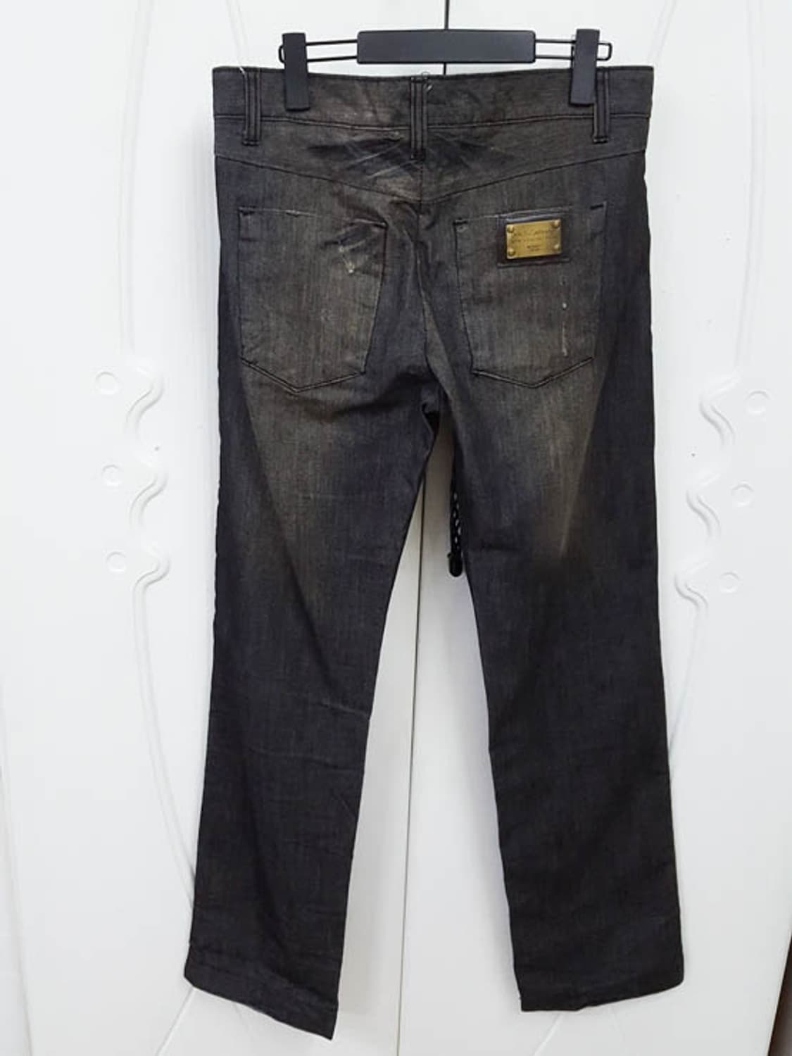 돌체앤가바나 남성 워싱 블랙진 31 상품이미지4