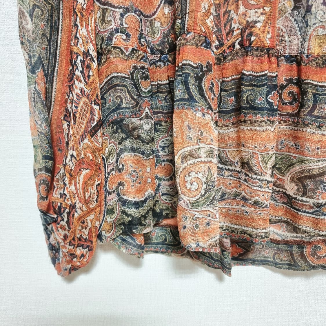 이자벨마랑 실크100% 시스루 블라우스 (55/표기36) 상태최상 상품이미지4