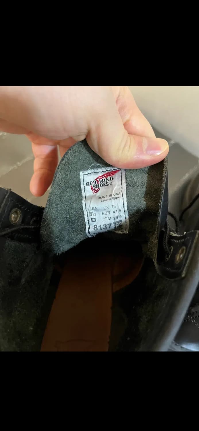레드윙8137목토 블랙 상품이미지4