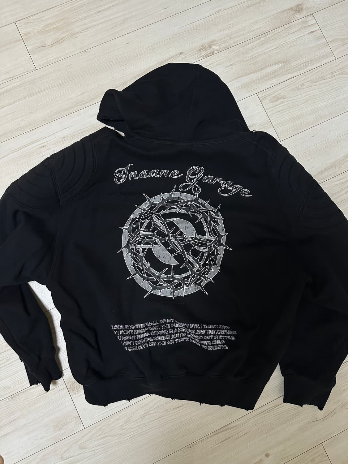 인세인개러지 후드집업 2사이즈 상품이미지3