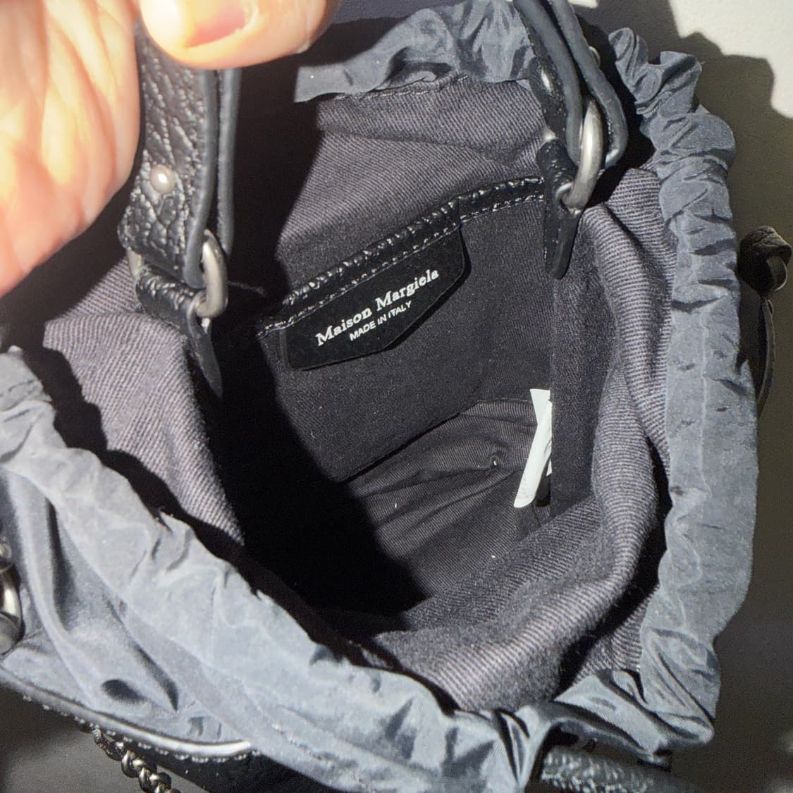 메종마르지엘라 레더 미니 버킷 토트&크로스백 상품이미지7