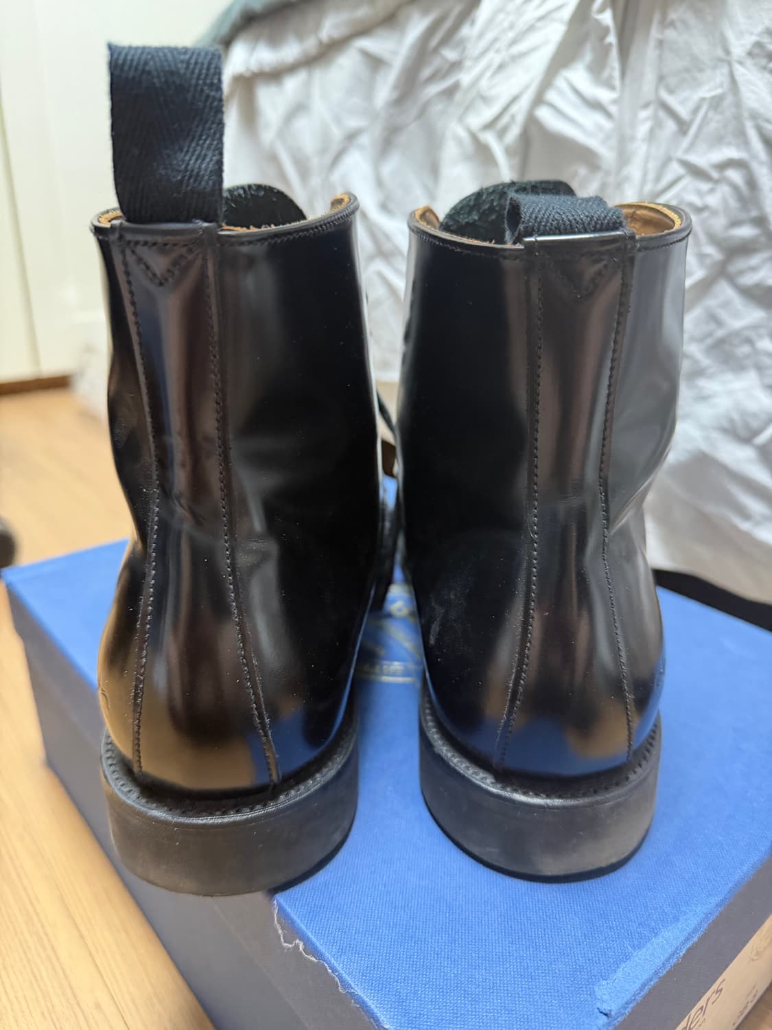 샌더스 밀리터리 캡토 부츠 uk8사이즈 상품이미지3