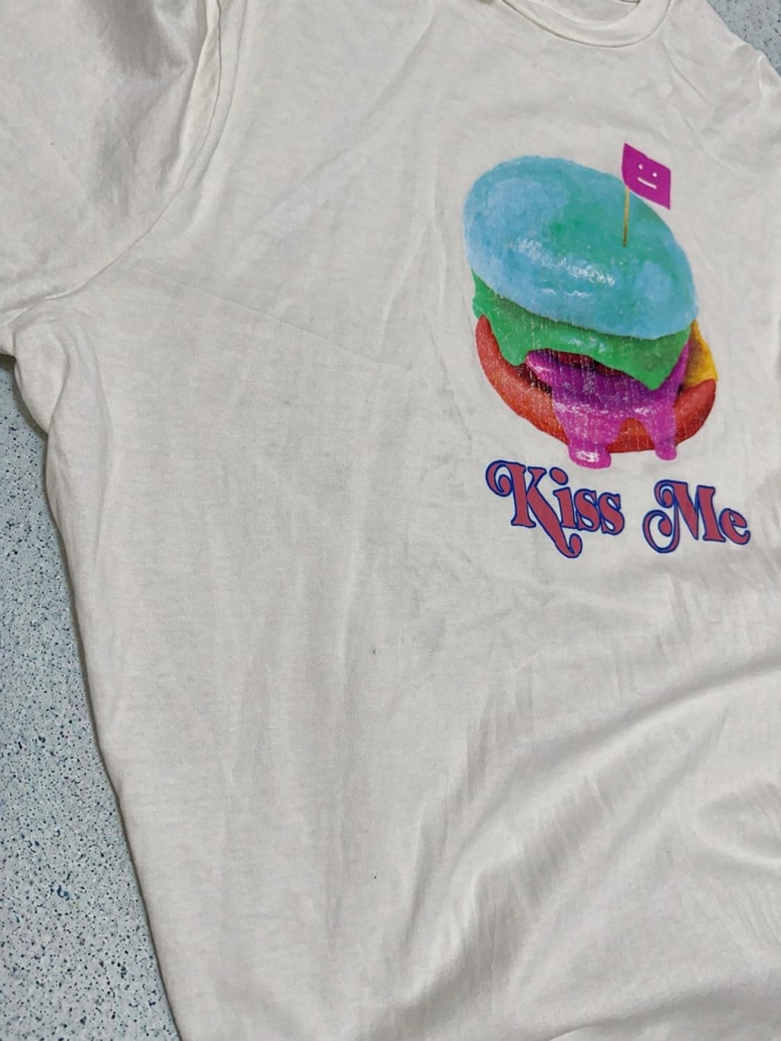 ACNE STUDIOS 버거 프린트 티셔츠 상품이미지5