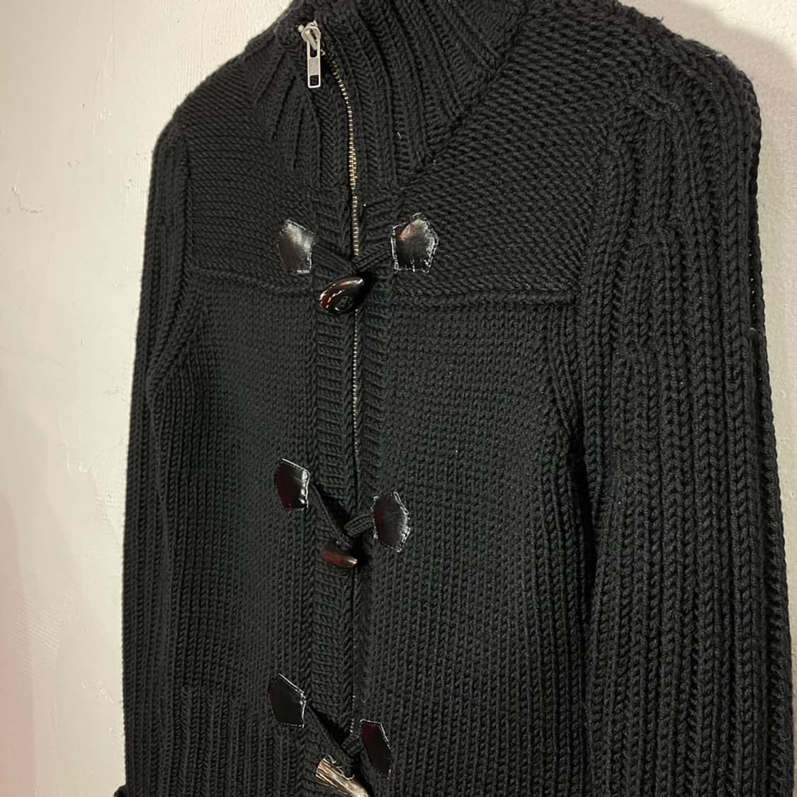 니트 크롭 더플 자켓 상품이미지4