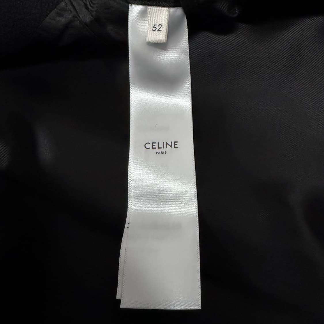 [S+급/52] 셀린느 C로고 테디 바시티 자켓 블랙 풀구성 상품이미지7