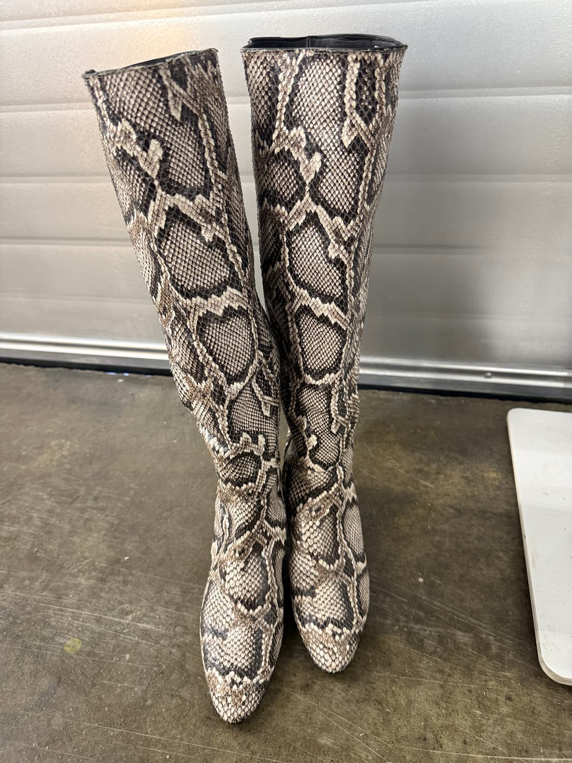 주세페 자노티 도린 뱀피 롱부츠 37 (240mm) 상품이미지3