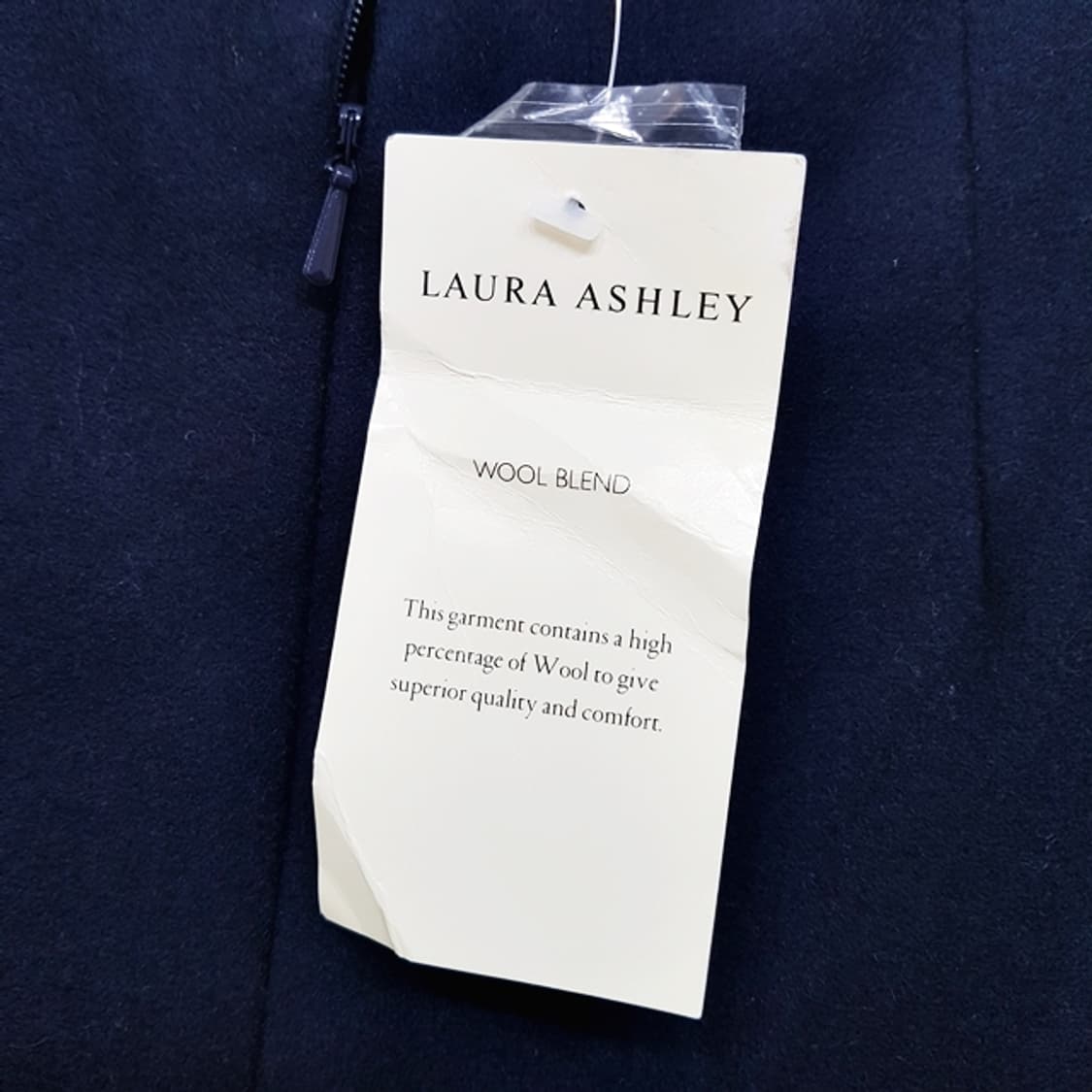 [새상품] LAURA ASHLEY 모직 스커트 네이비 상품이미지6