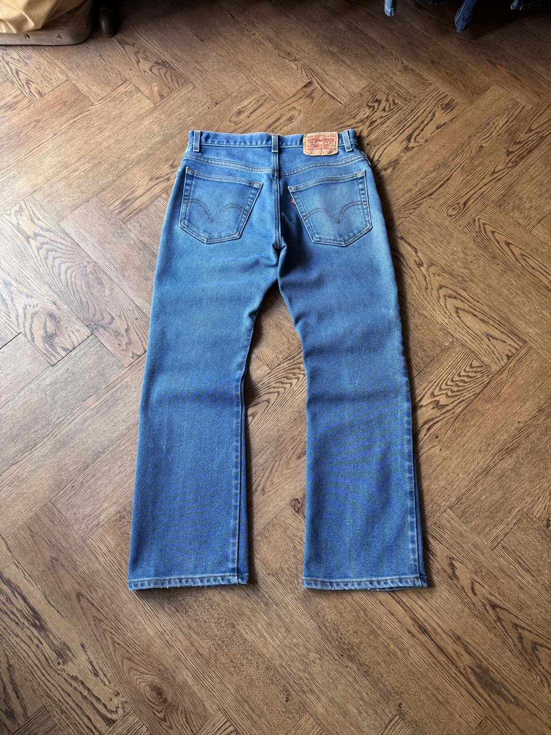 [32]00's 리바이스 517 빈티지 페이딩 스트레치 플레어진 F52 상품이미지2