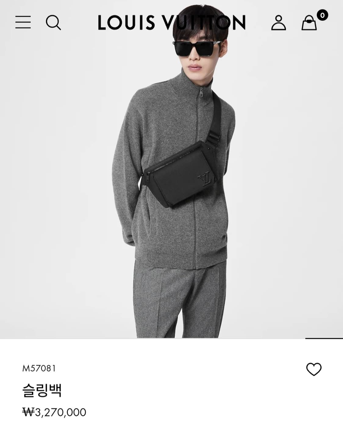 루이비통 토리옹 에어로그램 Lv 슬링백 크로스백 (새상품) 상품이미지3