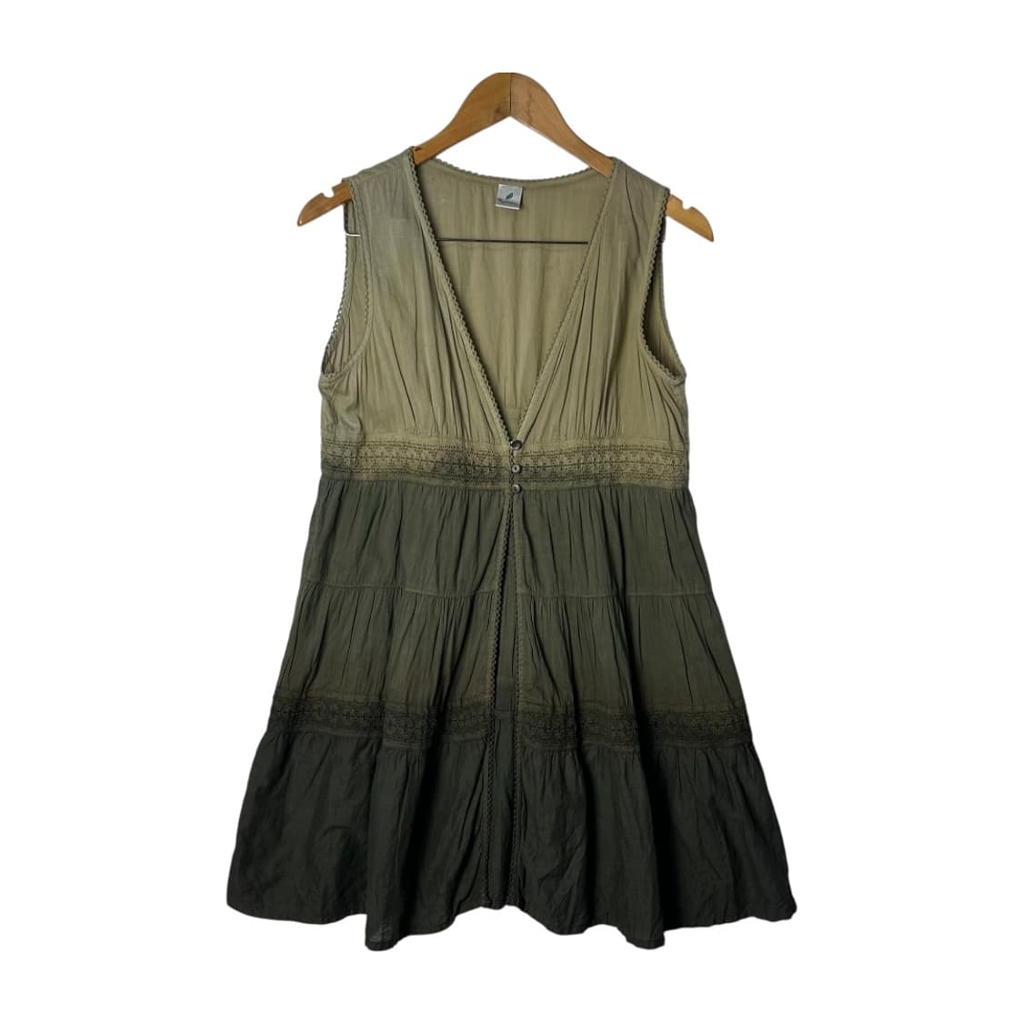 [JPN] 빈티지 히피 모리걸 그라데이션 초코나무 원피스 상품이미지1