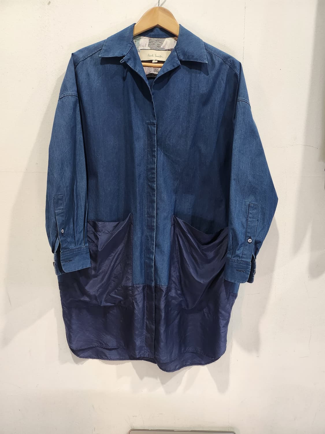 Paul Smith 데님 셔츠 원피스 38 정품 상품이미지1
