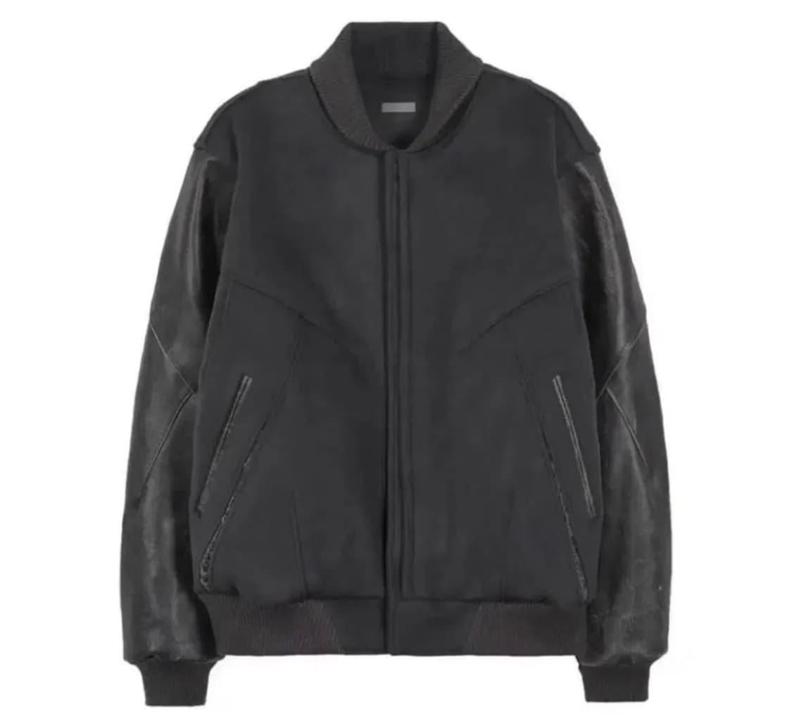 (Xl)엑슬림 ep6 03 바시티 자켓 차콜 상품이미지1