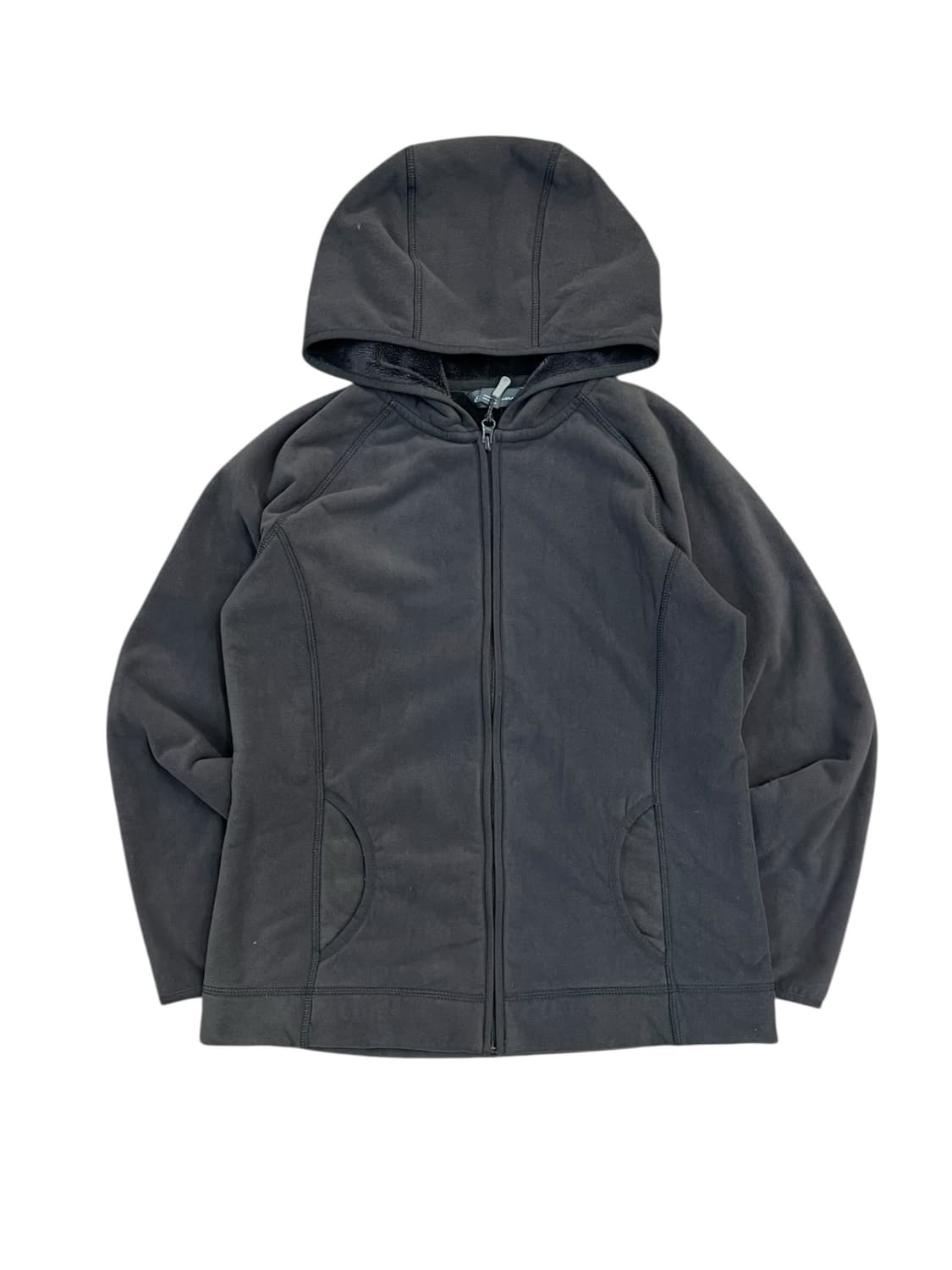 에디바우어 후드 플리스 자켓 차콜 #csz2736 상품이미지3