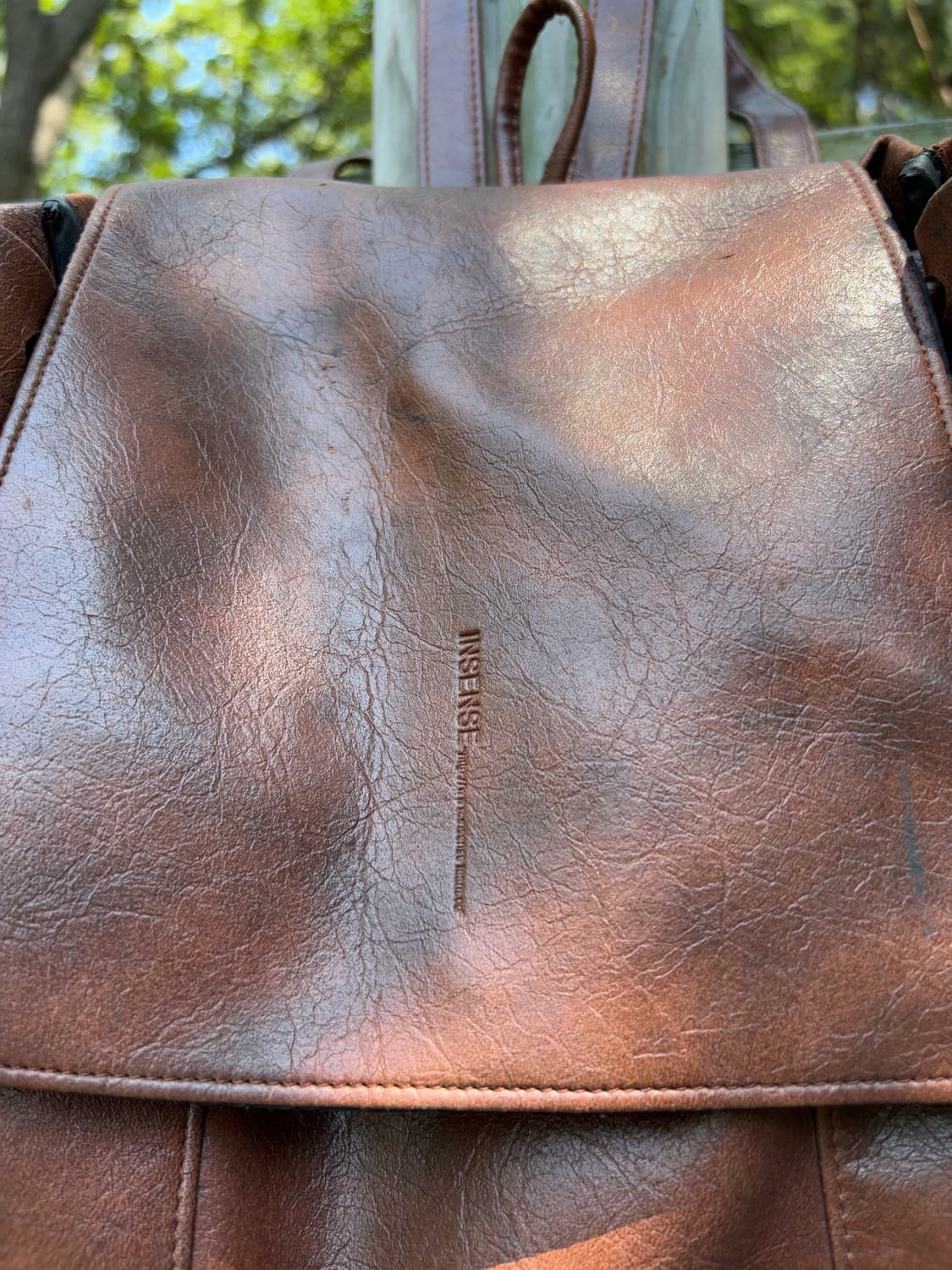 “Unknown” Brown Minimal Mood Leather Bag 상품이미지3