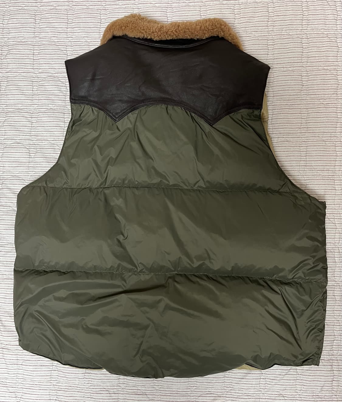 (네고 가능)펜필드 ROCKWOOL DOWN VEST KHAKI 상품이미지2