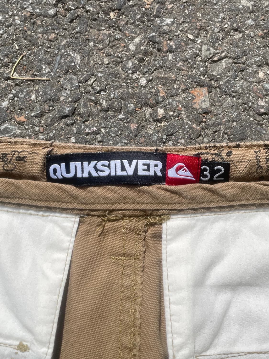 QUIKSILVER 퀵실버 올오버 프린팅 카고 반바지 상품이미지4