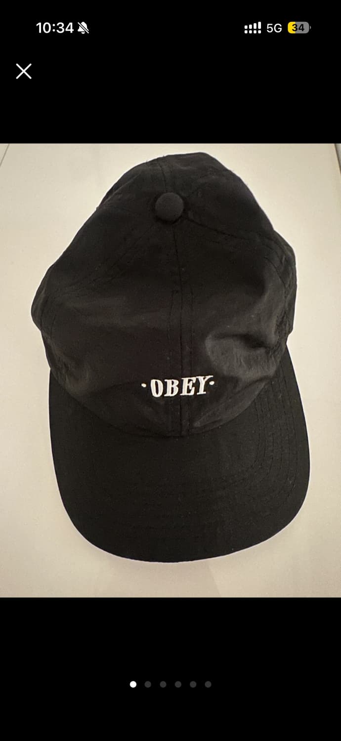 오베이 블랙 볼캡 상품이미지6