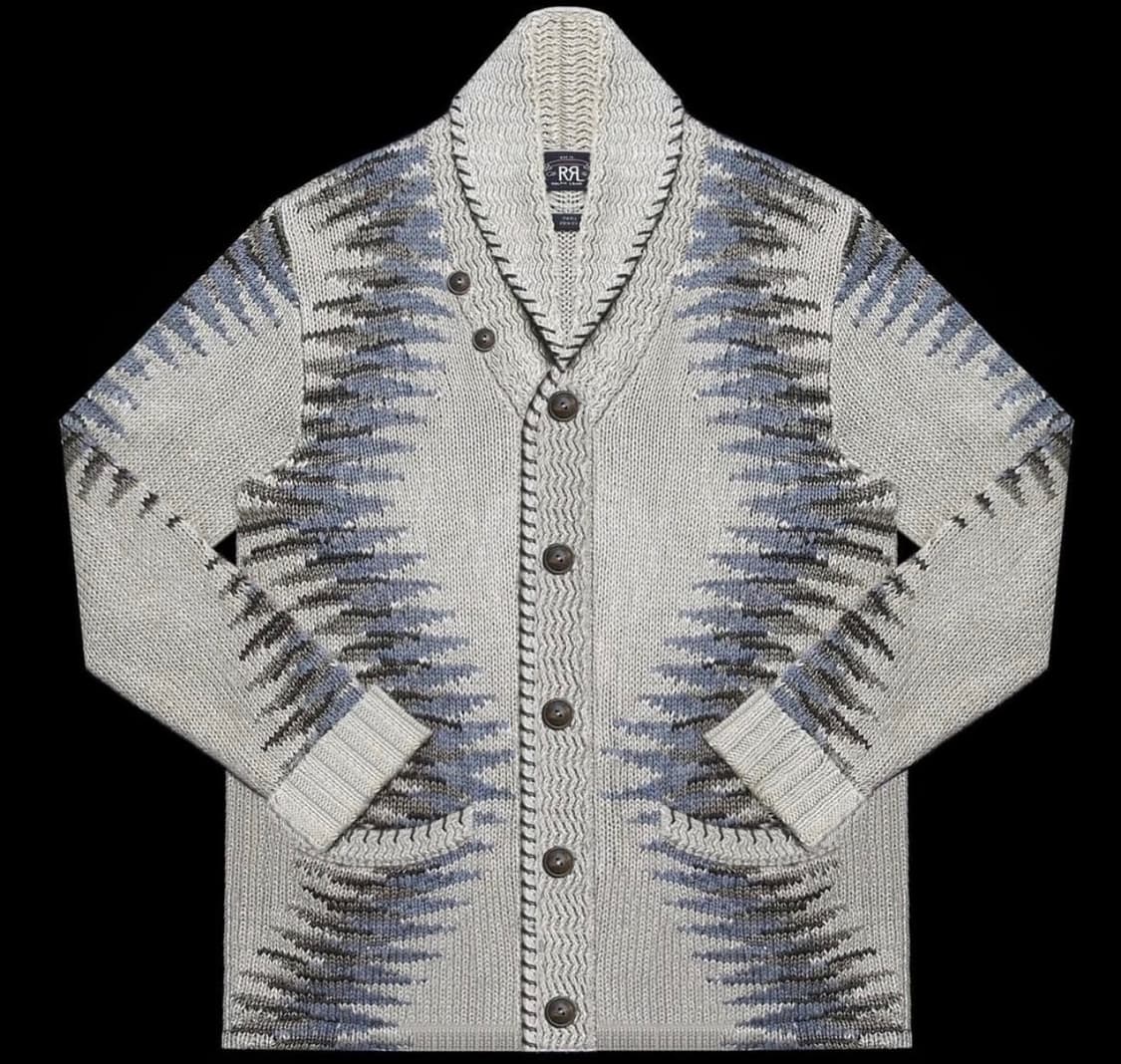 RRL 핸드니트 가디건 L 상품이미지2