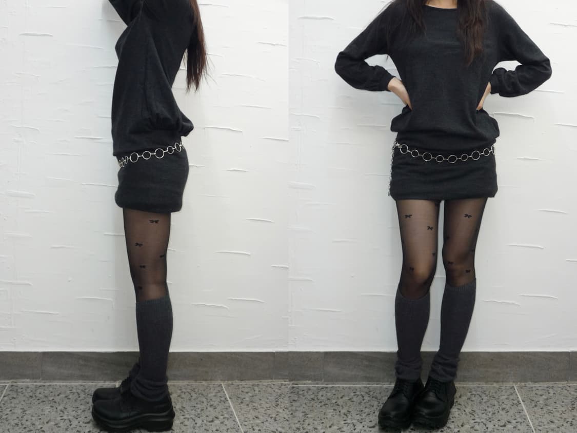 charcoal long sleeveless 상품이미지1