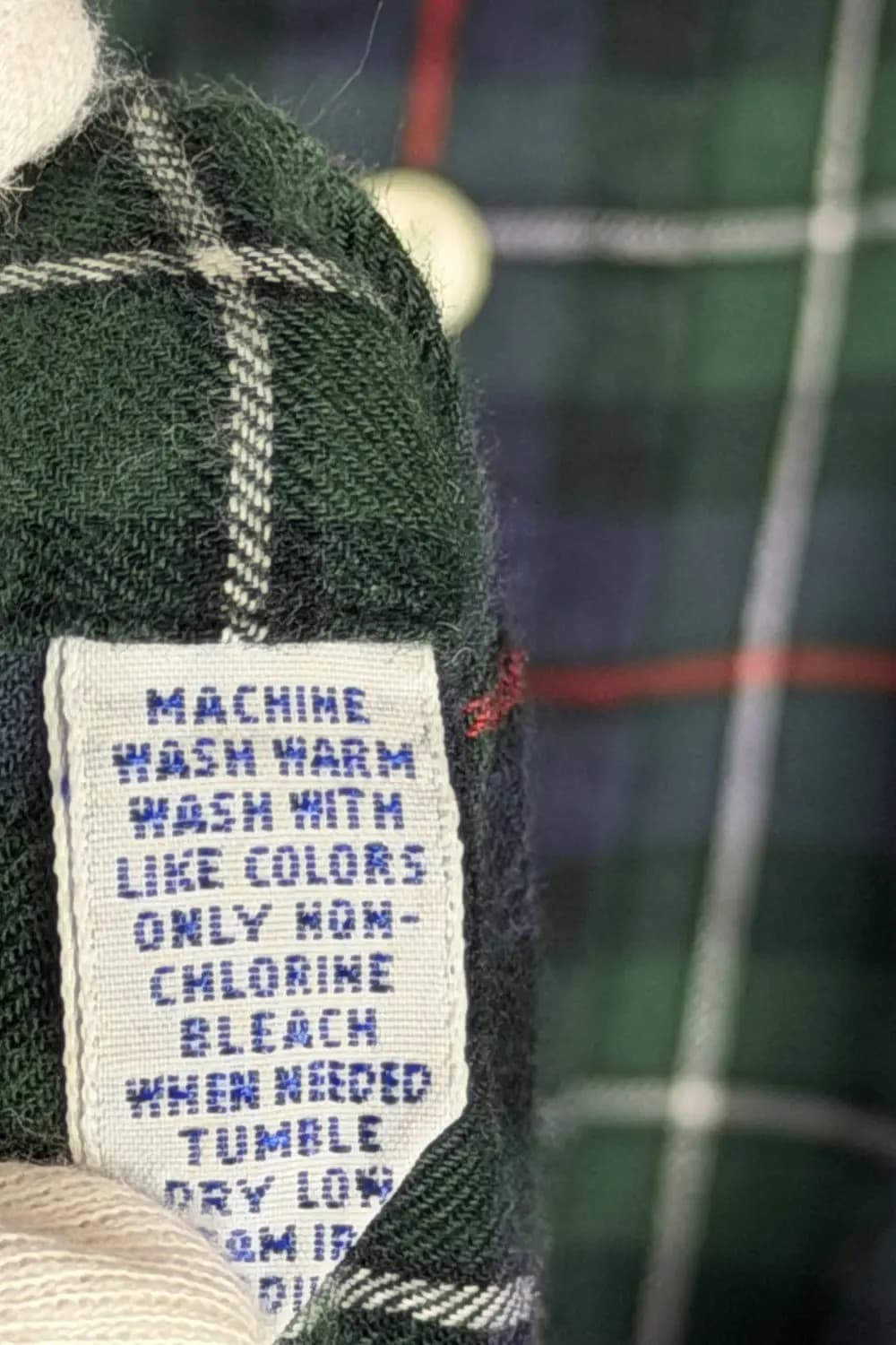 🇲🇵 90‘s 빈티지 폴로 랄프 로렌 타탄 셔츠 상품이미지7