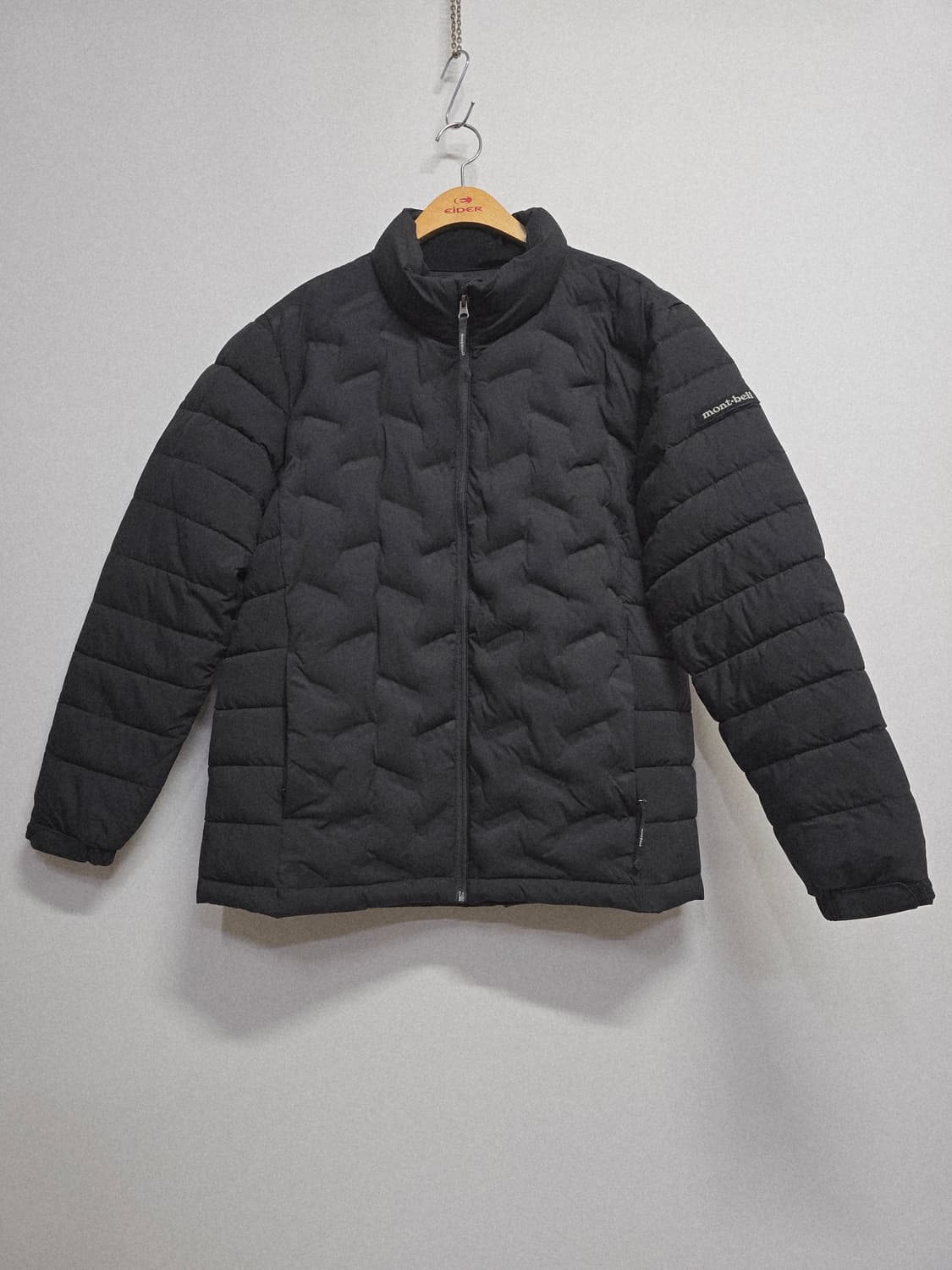 몽벨 블랙 경량 패딩 고주파 자켓105 상품이미지1