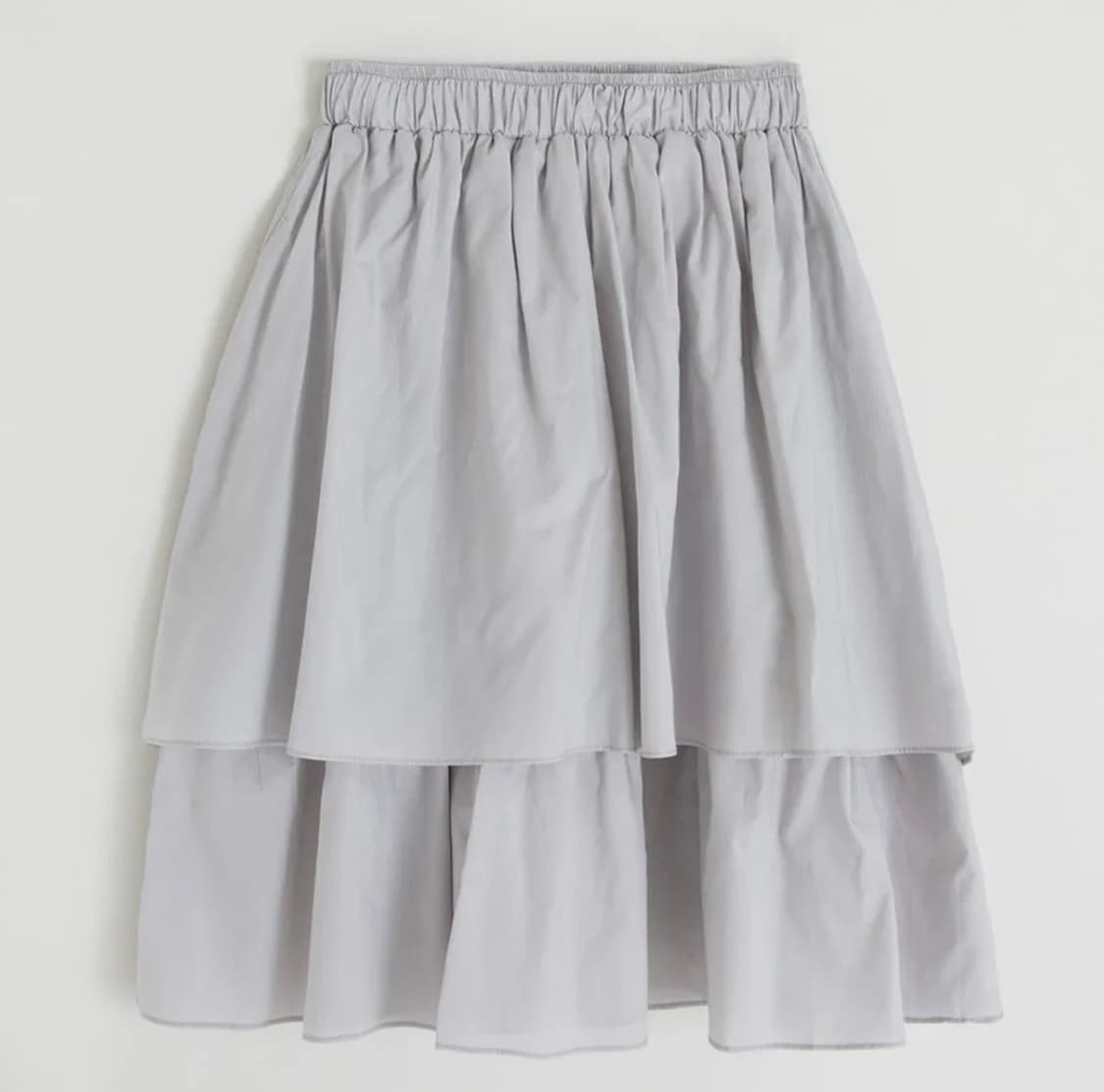 LAYERED SKIRT FOG 상품이미지1