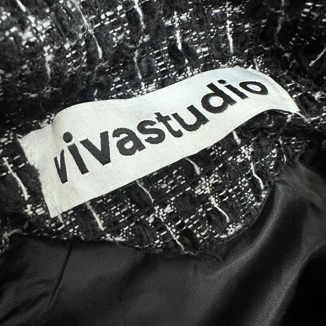 Vivastudio 비바스튜디오 트위드 자켓 L 상품이미지4