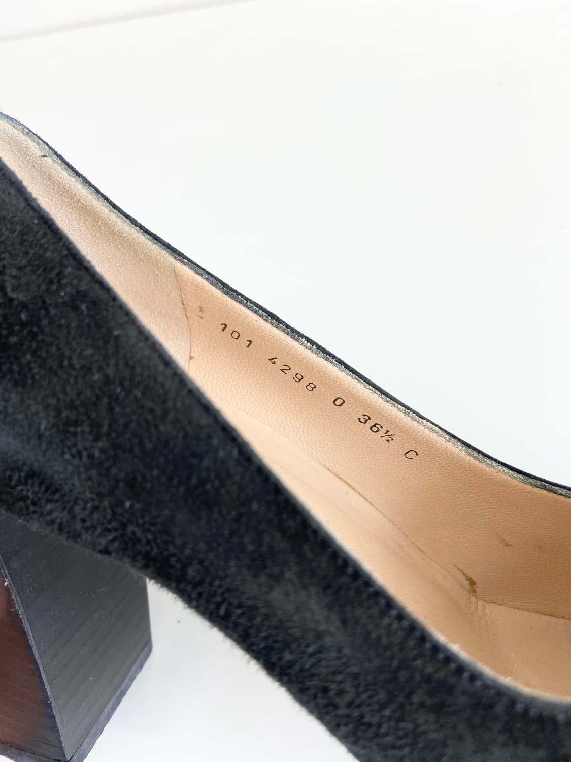 구찌 스퀘어토 스웨이드 펌프스  상품이미지7