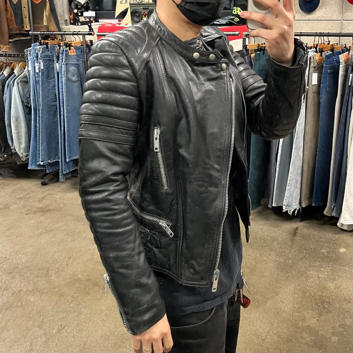 빈티지 가죽 라이더 자켓 (95) 상품이미지9