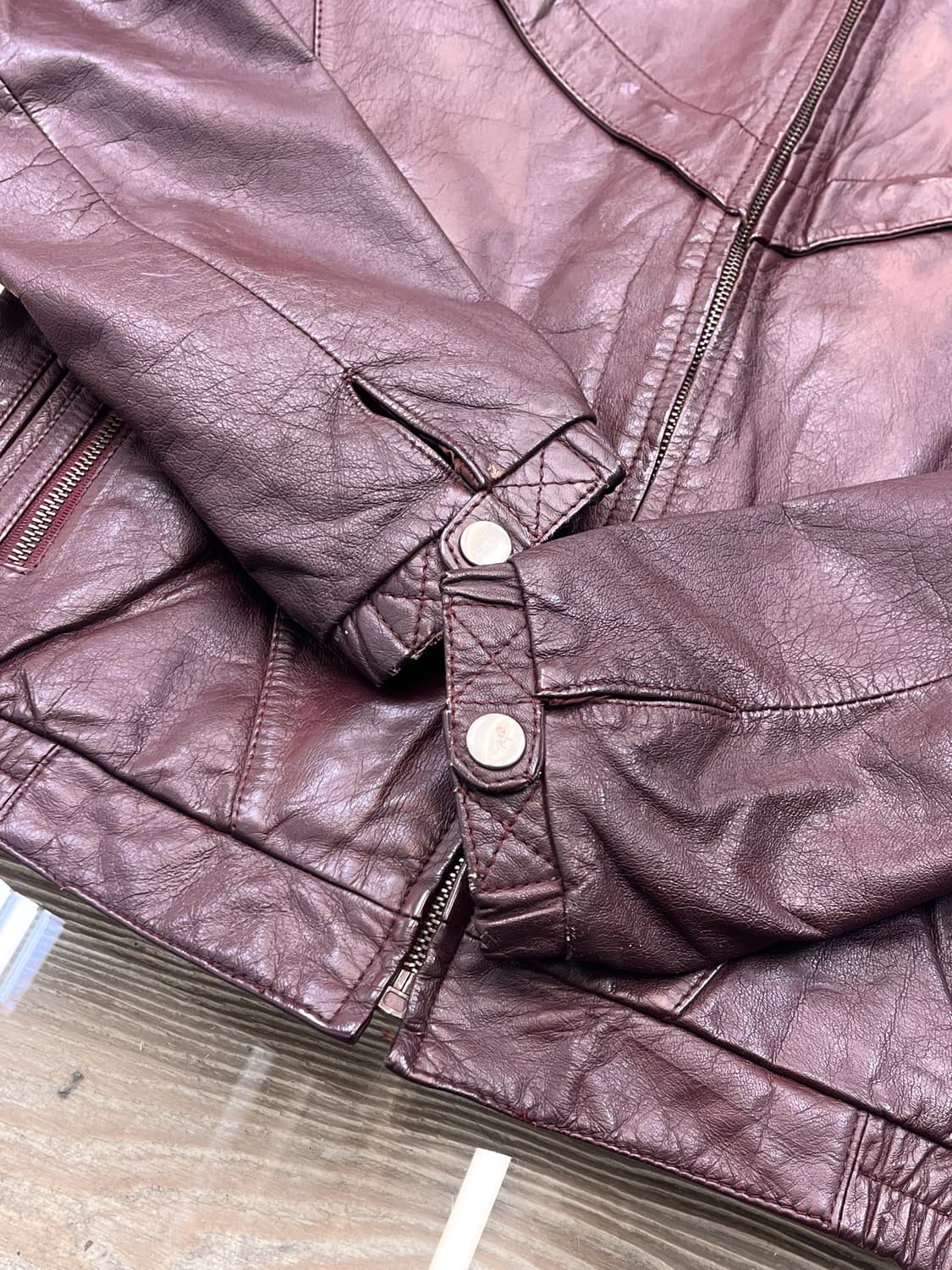 라파엘로 90's 레더 자켓 상품이미지5