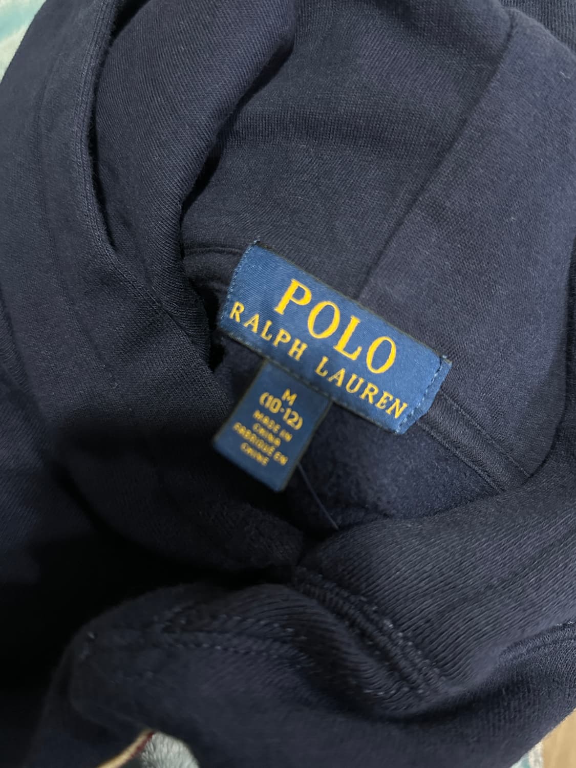 폴로 랄프로렌 네이비 후드티 M 상품이미지4