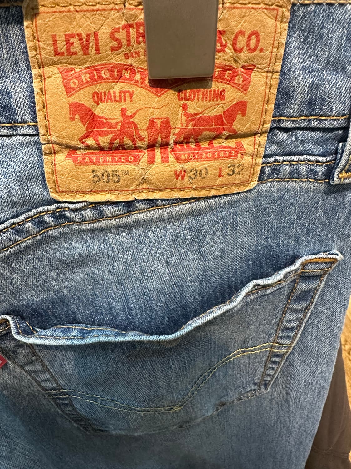 현행 리바이스 505 30x32 상품이미지3