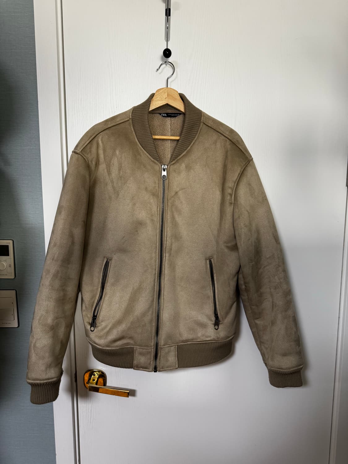 자라 스웨이드 쉐르파 자켓 XL 상품이미지1