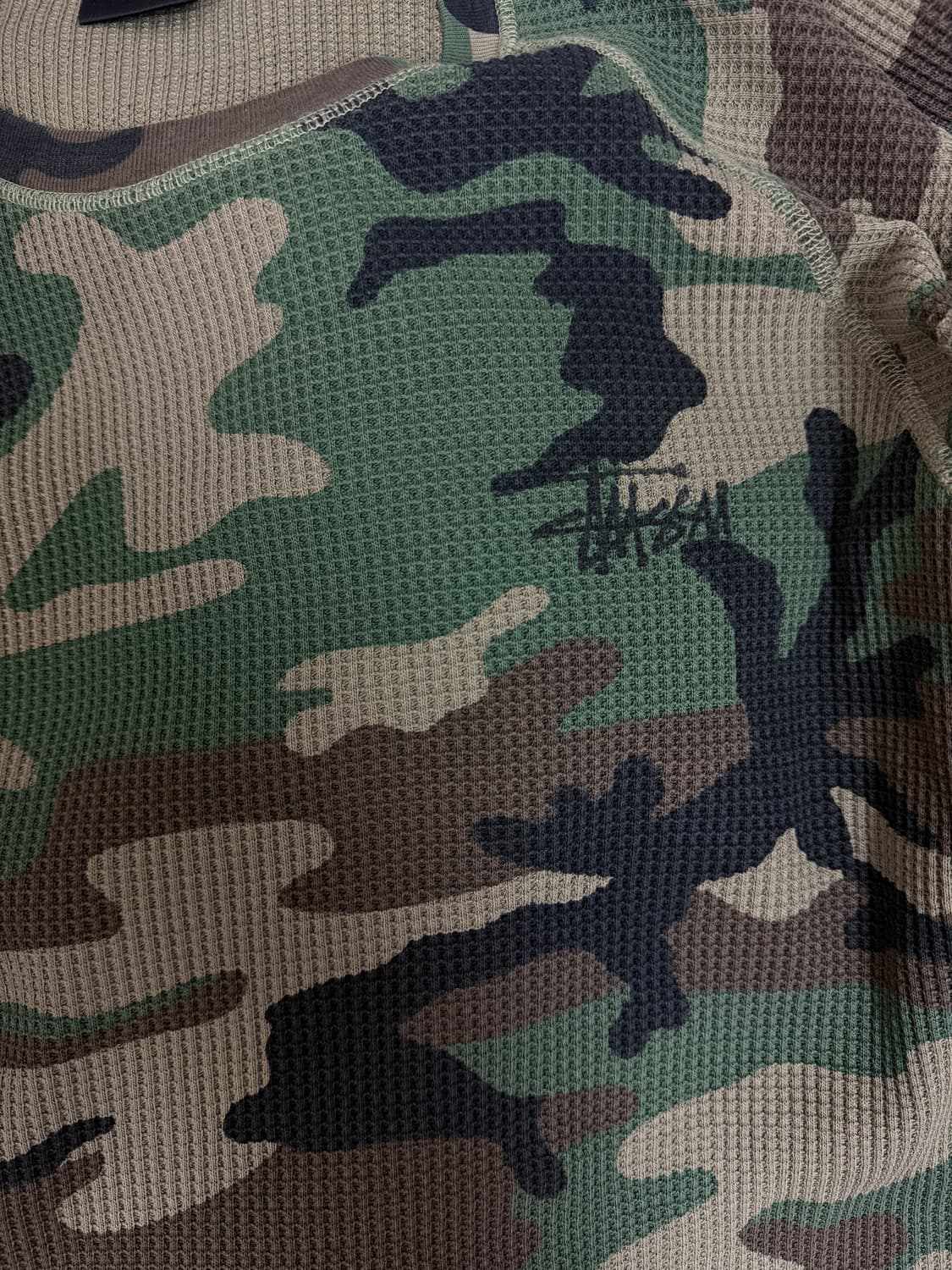 스투시 우드랜드 카모 써멀 긴팔티 상품이미지5