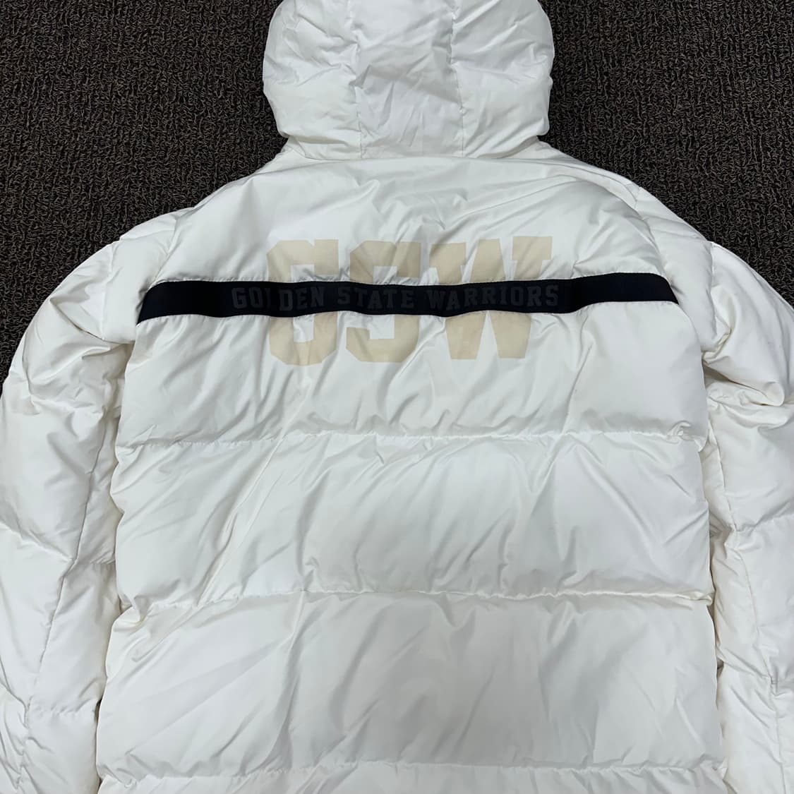 NBA 엔비에이 덕다운 롱패딩 화이트 L 상품이미지6
