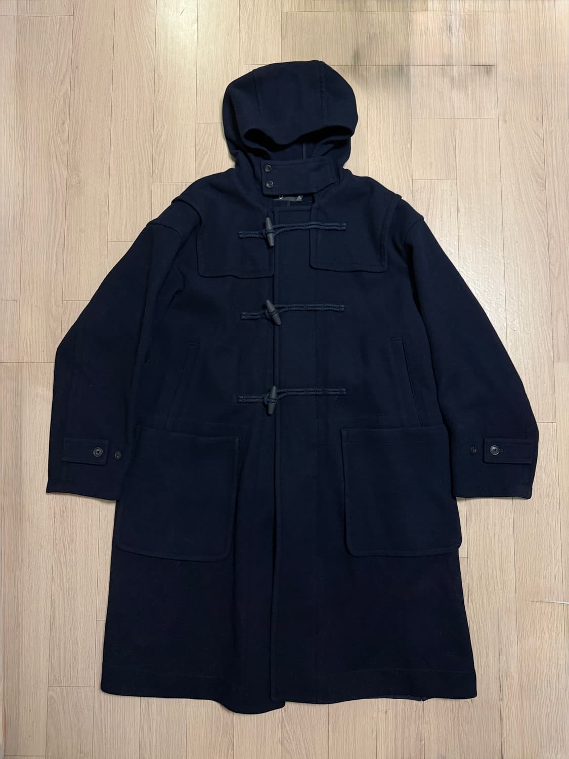 유니클로 X 질샌더(J+) 더플코트 XL 네이비 상품이미지3