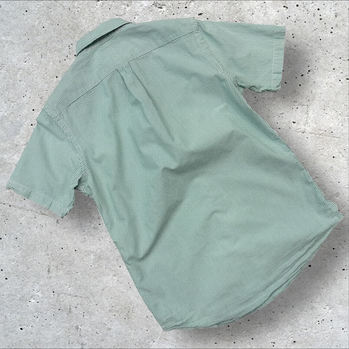 [S] 폴로 랄프로렌 시어서커 스트라이프 반팔 셔츠 C371 상품이미지2