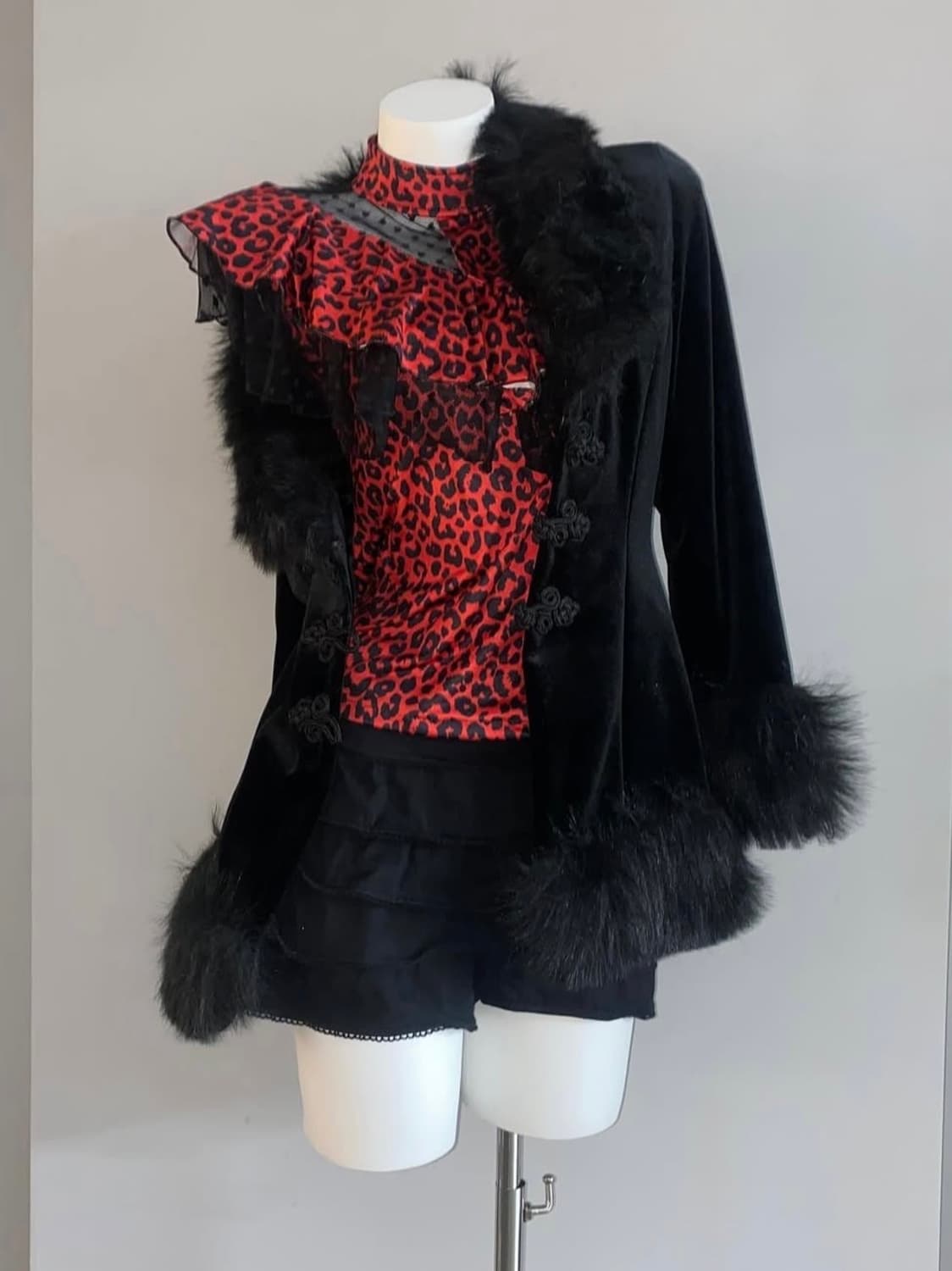 일본 빈티지 일브 케토하우스 큐빈티지 샵오공이 퍼코트 세실맥비 잉그니 상품이미지3