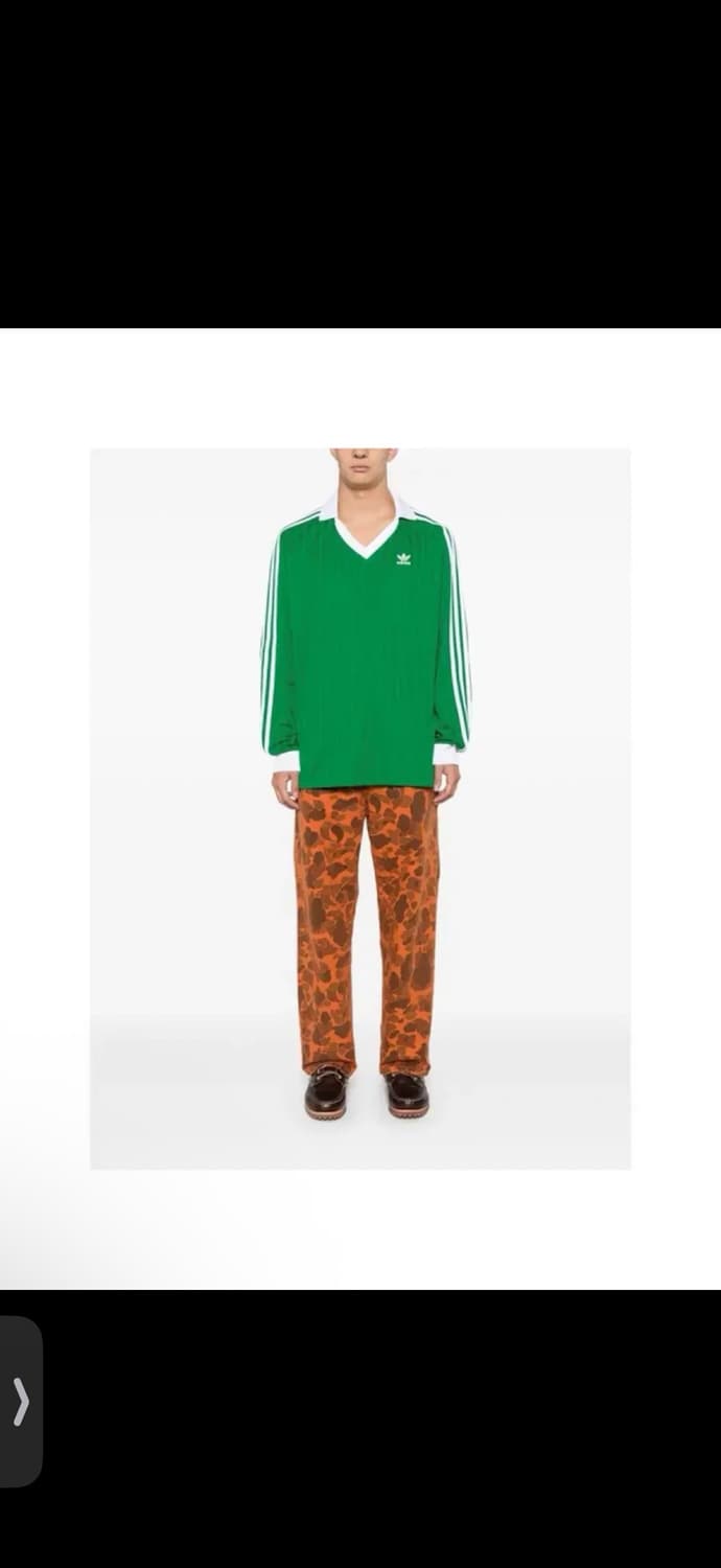 아디다스 스트라이프 디테일 롱슬리브 탑 그린XXL 상품이미지4