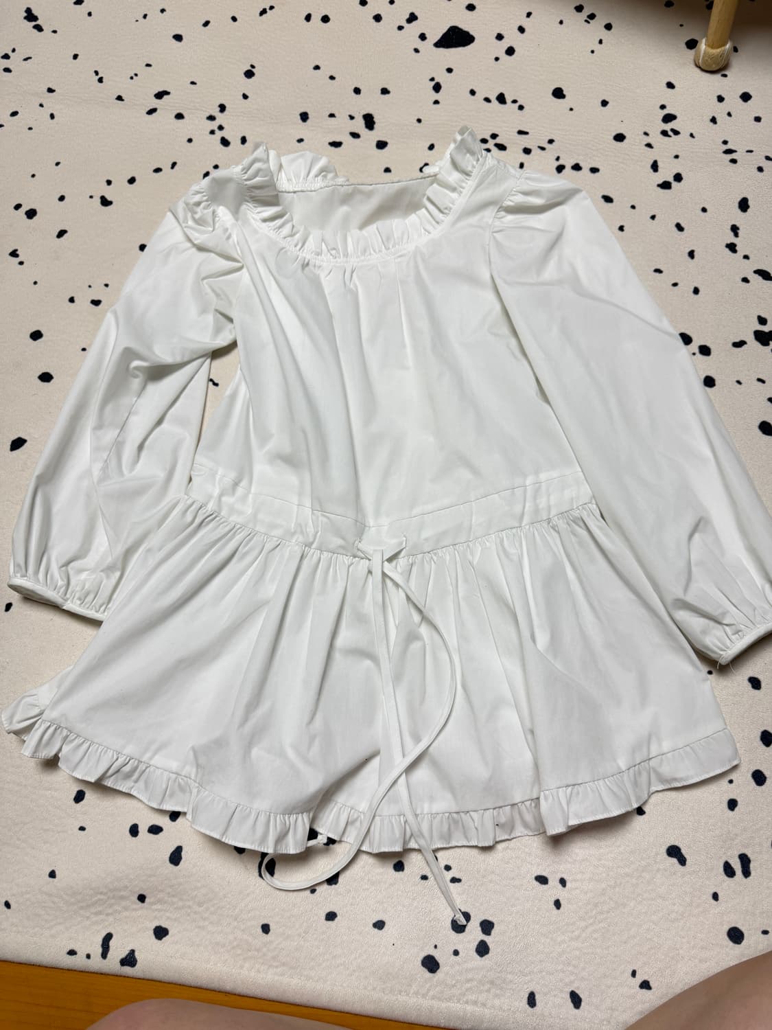 스프링콤마 레이어드 원피스 세트 상품이미지6