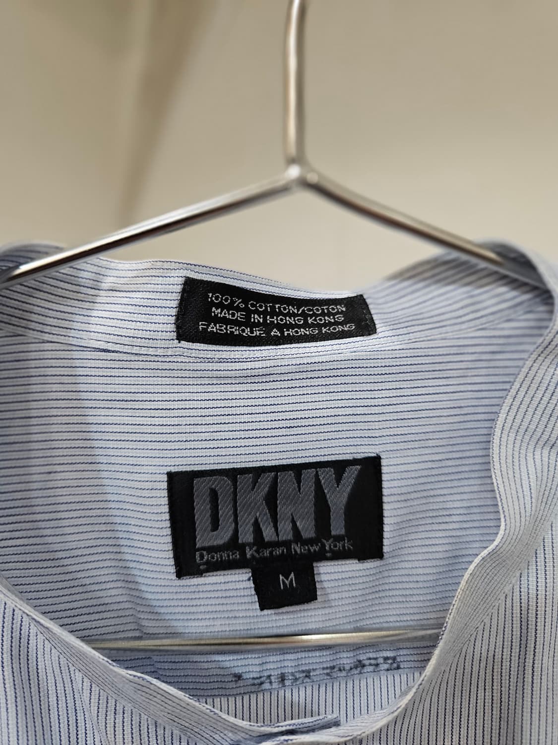 DKNY 블루 스트라이프 셔츠 상품이미지3